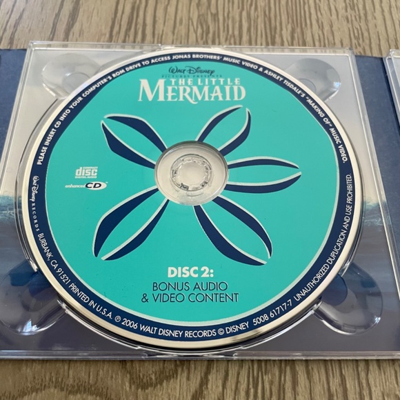 Walt Disney The Little Mermaid Soundtrack 2-Disk Special Edition - Picture 6 of 9